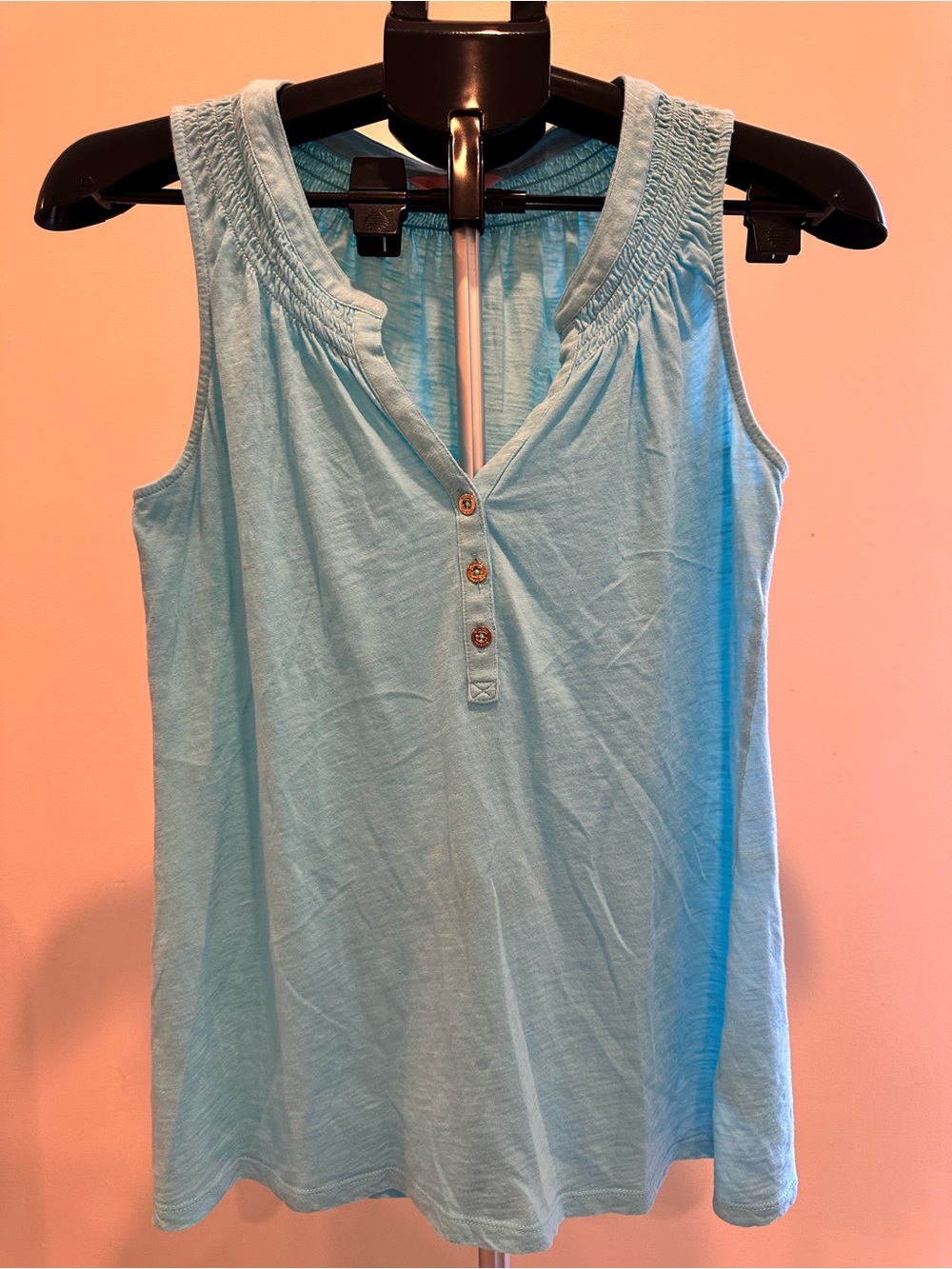 Lilly Pulitzer Sky Blue Sleeveless Essie Tank